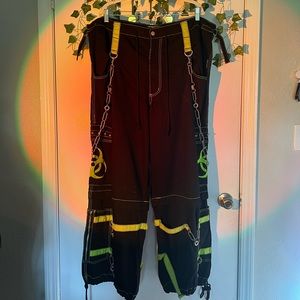 SOLD plus size tripp nyc biohazard pant in lime